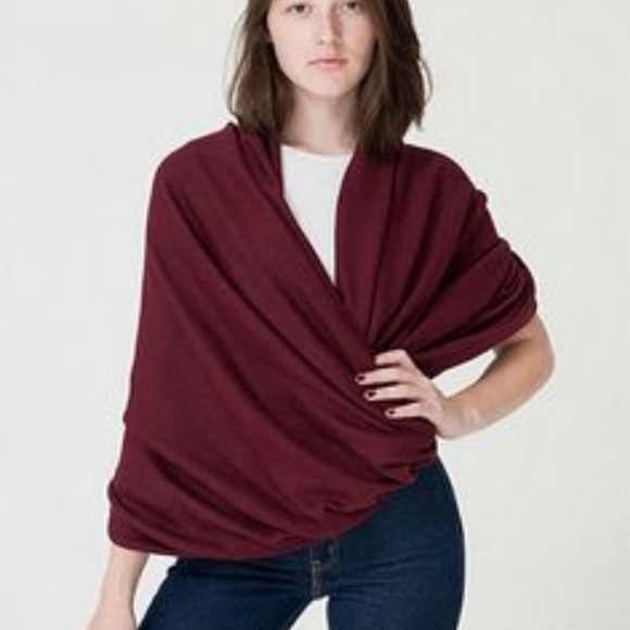 American Apparel Cherry Bomb Large Circle Scarf - Picture 4 of 4